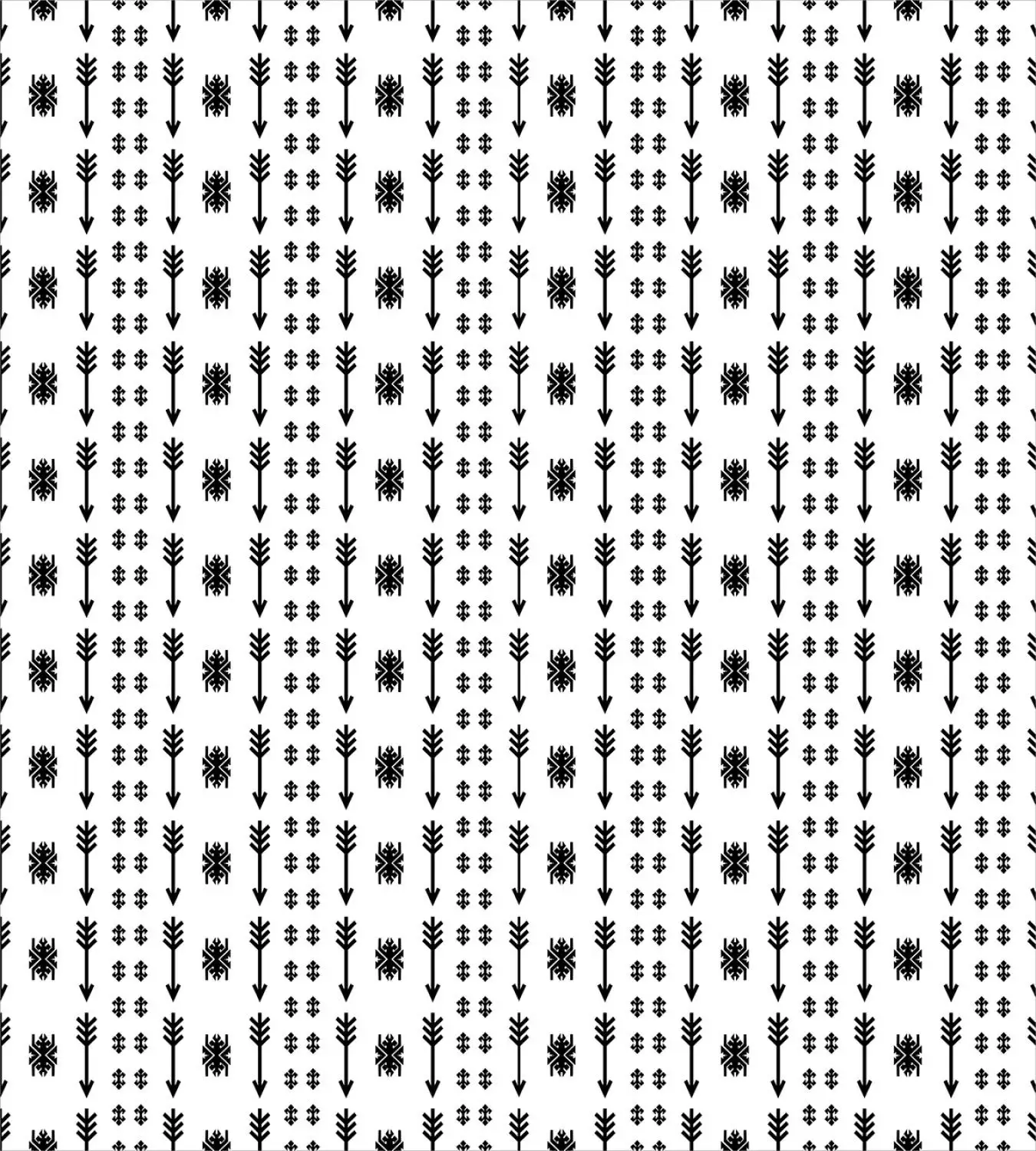 Племенной пододеяльник набор стрел с узором орнаментом Винтаж Стиль в богемном