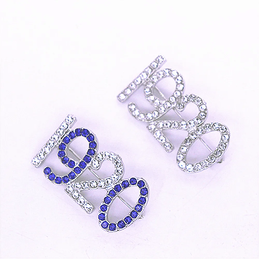 Греческие Буквы с посеребренным покрытием брошь Zeta Phi Beta 1920 | Украшения и