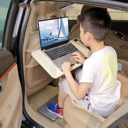 

Car Dining Table Folding Computer Desk for Car ,Writing Desk Back Seat, Laptop Holder in Car, Small Car Table