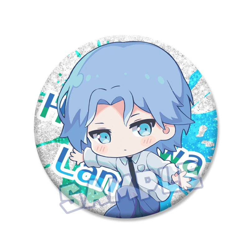 

Anime REKI MIYA SNOW SK EIGHT SK8 the Infinity Metal Badge Brooch Pin Toys Souvenir Fushiguro Megumi Buttons Cospaly Collection
