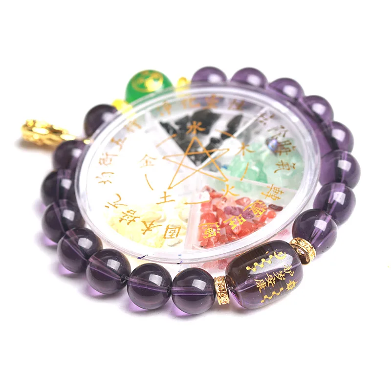 BOEYCJR Экзорцизм каменные бусины счастливые браслеты и модные ювелирные изделия