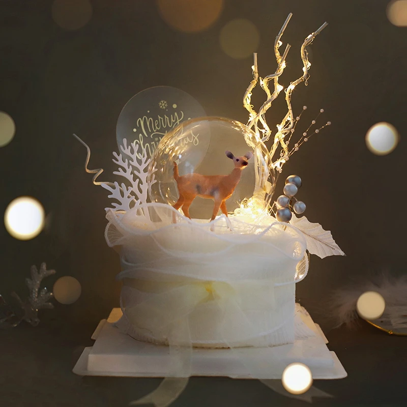 Украшения для торта в виде оленя лесу украшения дня рождения товары выпечки