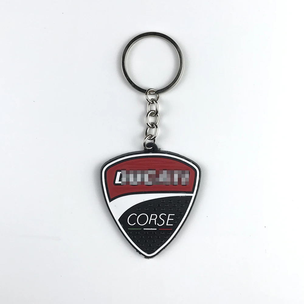 3D Motorcycle Accessories Motorcycle KeyChain Rubber Motorcycle Key Chain For DUCATI Honda Kawasaki Harley Suzuki Yamaha model