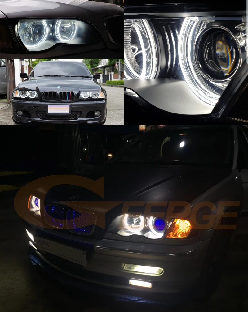 Для BMW E46 E36 E38 E39 131 146 отличный стиль DTM ультра яркий светодиодный ангельские глазки