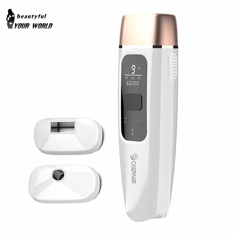 Hot Sale ICE Cool IPL Depiladora Laser Permanente Hair Removal Machine 500000 Pulses for Face Body Bikini Underarm Trimmer