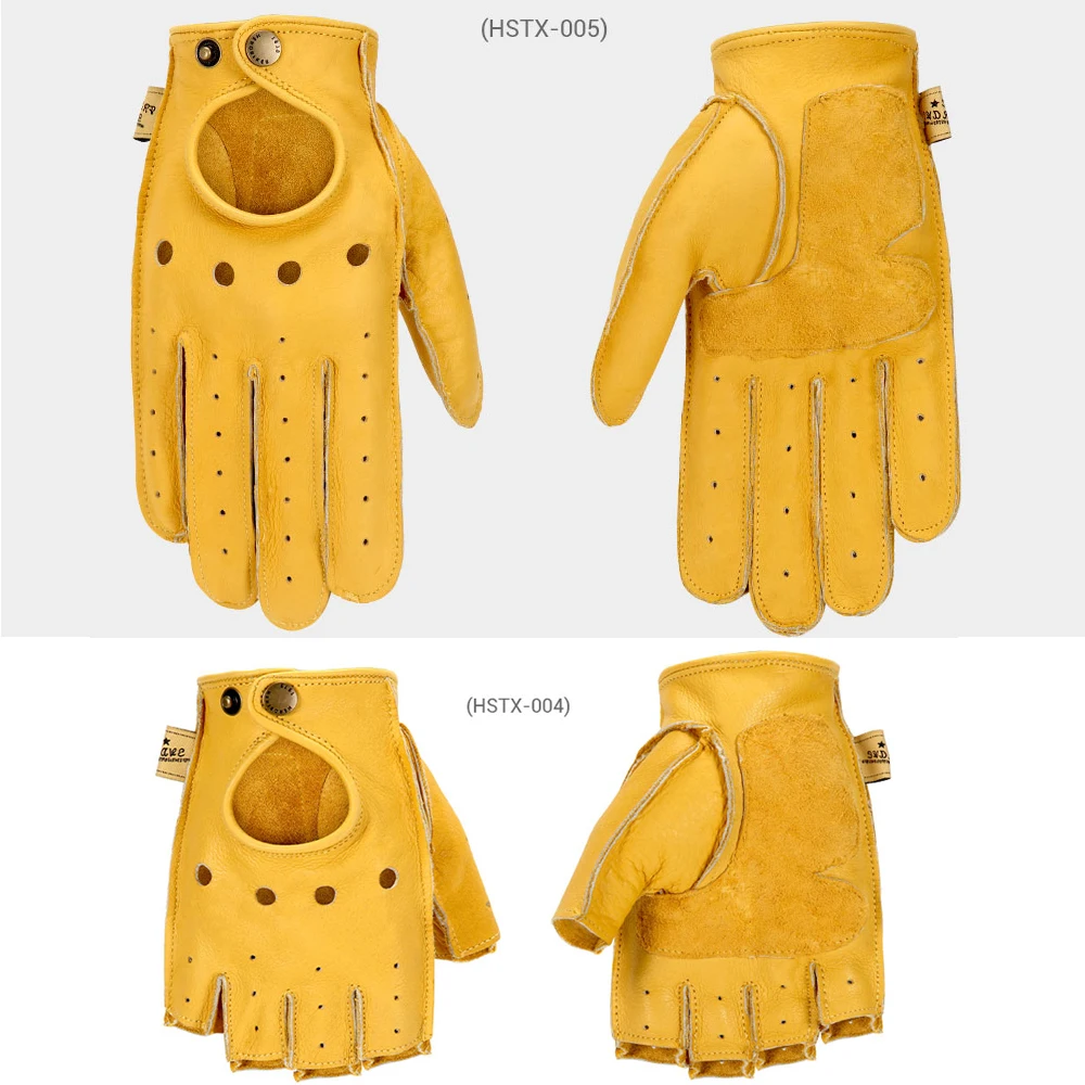 Мотоциклетные Перчатки Guantes Мужские дышащие мотоциклетные перчатки кожаные с