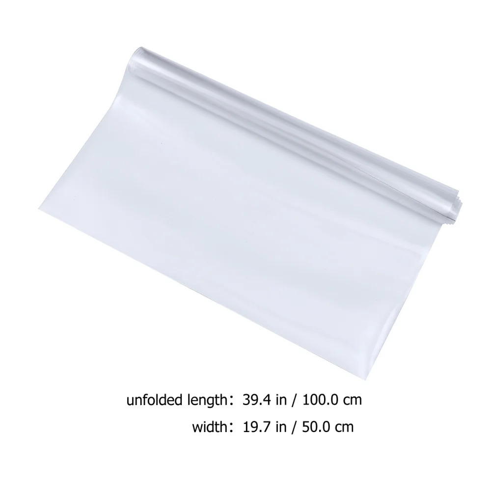

50 x 80cm PVC Glass Waterproof Thermal Insulation Tablecloths Coffee Mats Matte PVC Sheet Mat