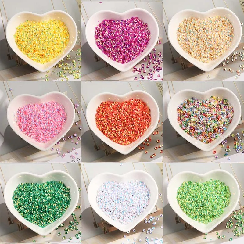 

3 мм Золотой светильник, вогнутый ПВХ оптом, аксессуары для одежды, DIY материал 10 грамм с около 3000 штук