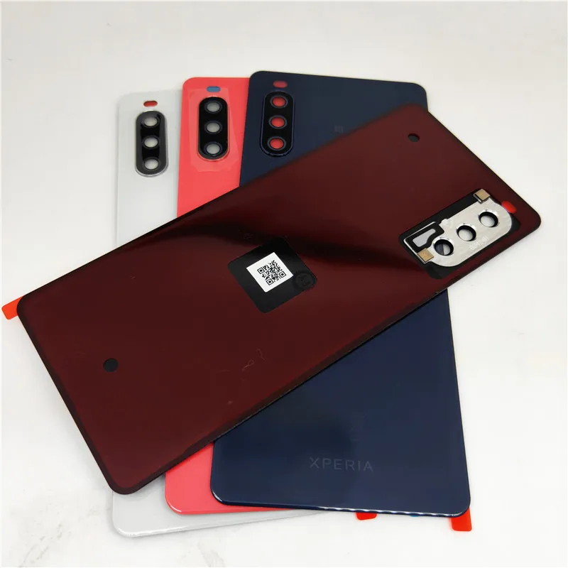 Оригинальное стекло для Sony Xperia 10 III задняя крышка батарейного отсека корпуса