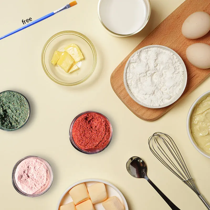 4 г съедобная Золотая пудра мусс торт помадка 15 цветов макарон шоколад десерт