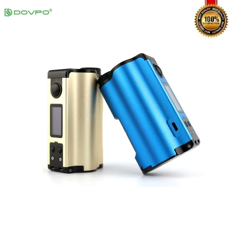 Оригинальный DOVPO Topside Dual 200W Squonk бокс мод топ с 10 мл бутылка электронные сигареты