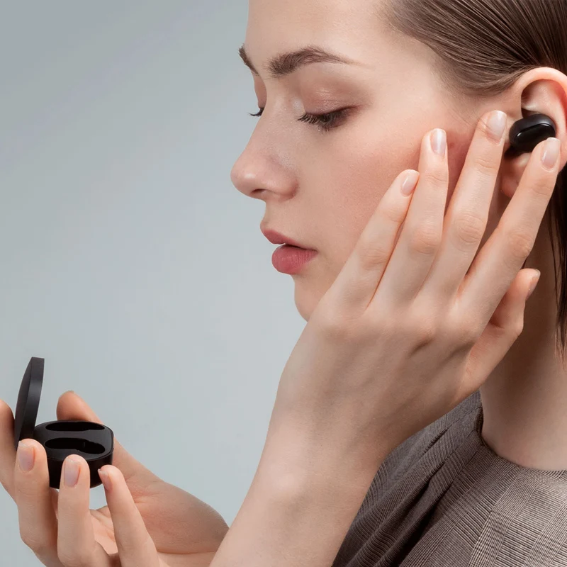 Xiaomi Redmi Airdots TWS беспроводные Bluetooth наушники стерео бас гарнитура с микрофоном голосовой помощник управление AI
