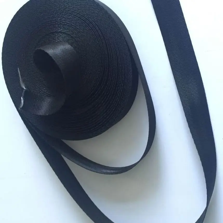 

5 meters Roll Seat Belt Webbing Safety Strap BLACK Color 4.8cm Wide 5 Bars