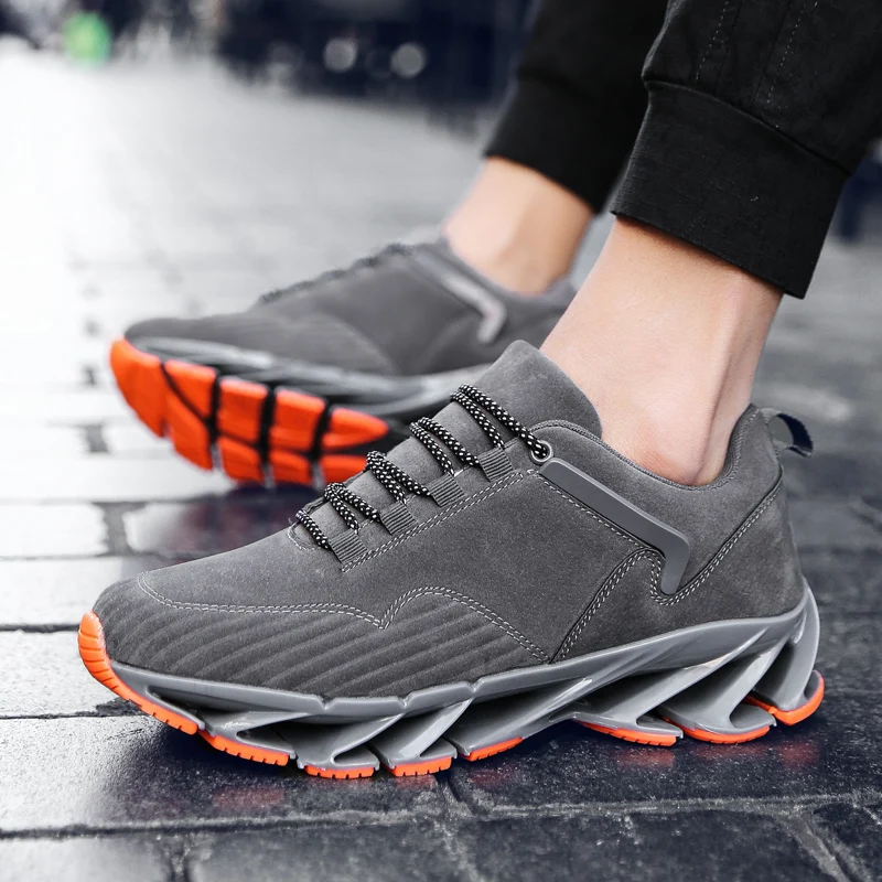 Мужская обувь с лезвием Дышащая для бега Мужские кроссовки Амортизирующая