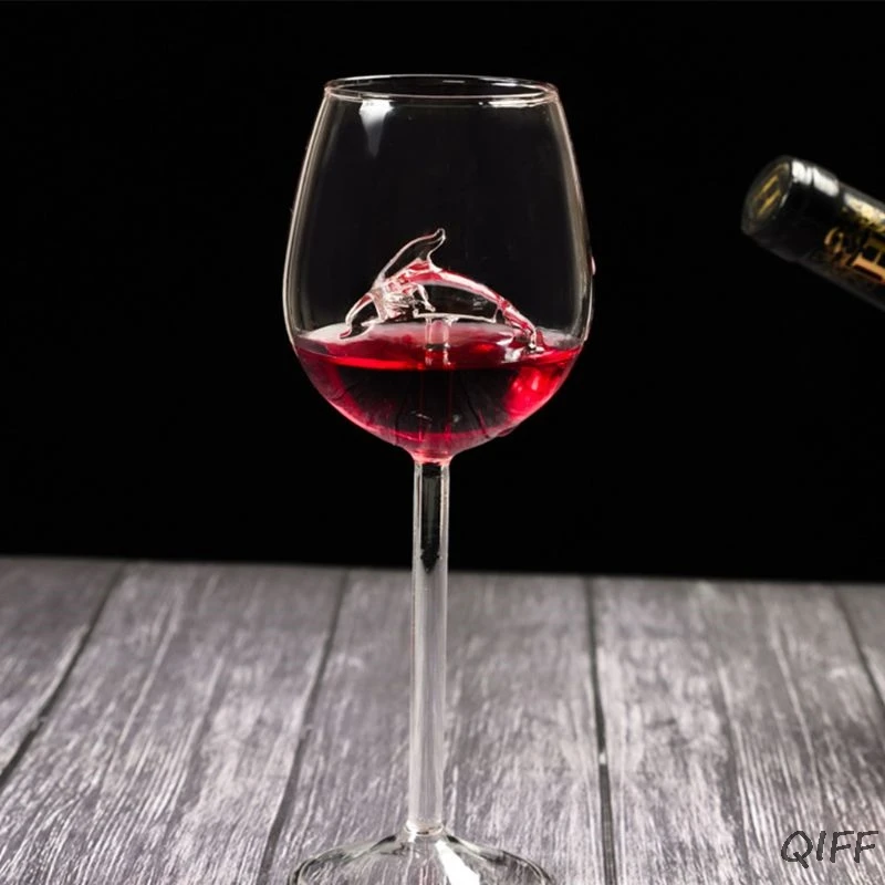 300 мл стекло гиппокамп дельфины красное вино бокал es чашка бокал|Бокалы для вина| |
