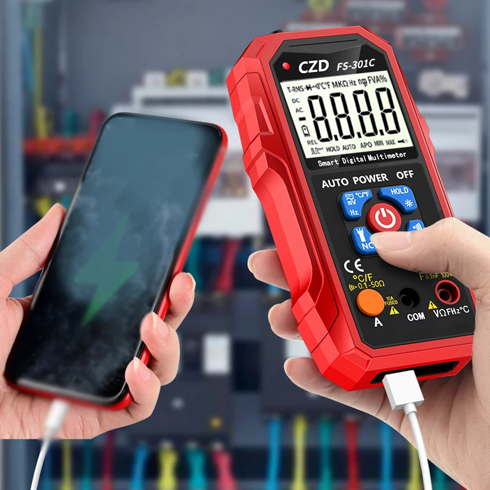 Мультиметр Цифровой Многофункциональный со светодиодной подсветкой инструмент