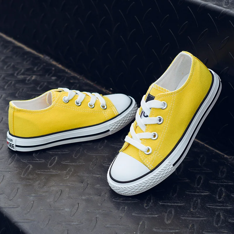

2021 Children's Fashion Canvas Shoes, Children's Shoes, White Shoes, Candy Color All-Match Men's Shoes, Casual Girls' Shoes