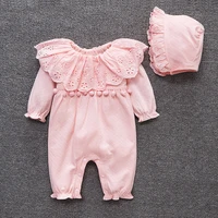 high quality bodysuit for infant baby girls 3 6 9 12 months cotton jumpers hat kids outfits holiday daily party baby bodysuit