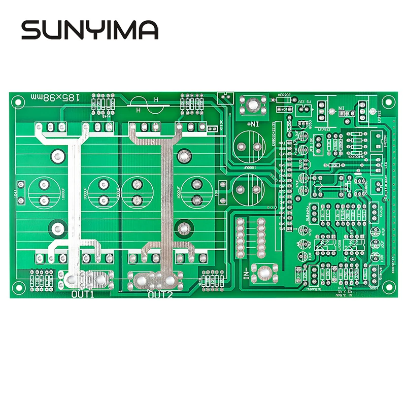 SUNYIMA 1 шт. чистый синусоидальный инвертор пустая плата DC12V 60V 1000 Вт 4000 высокомощный