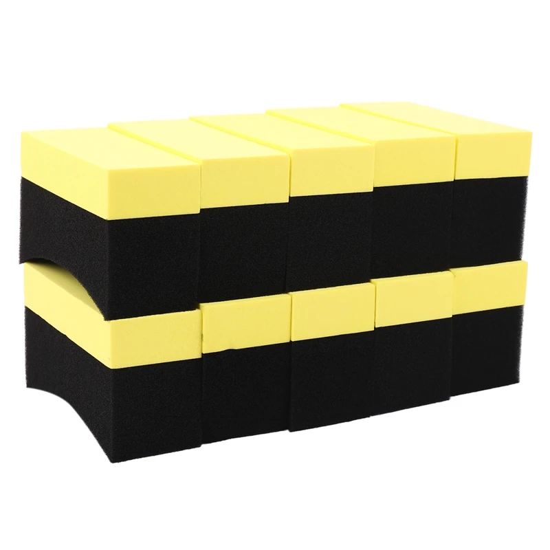 

10 шт. U-Форма Авто автомобильная покрышка колеса грузовика щетка Краски уход мыть очистки воск полирующая с губкой из ПВС протрите