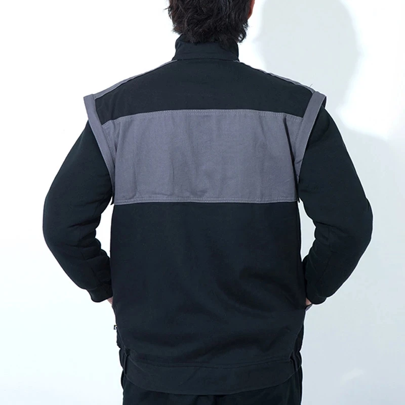 Износостойкая рабочая куртка с отстегивающимися рукавами