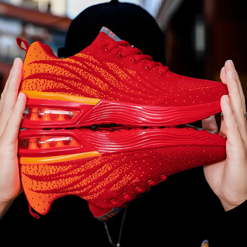 

Autumn Personality Air Cushion Large Size Summer New Style Men's Shoes Breathable Casual Comfortable Tide Sports Shoes Fashion