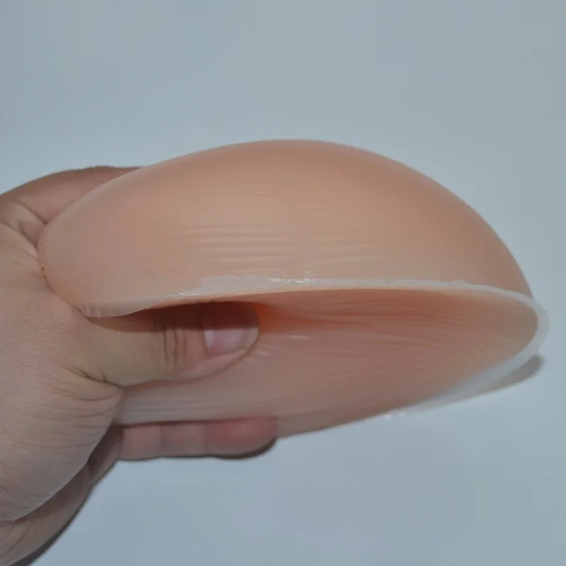 1Pair Round Shape Artificial Breast Silicone Breast Forms Fake Boob False Prosthesis Bust Enhancr 4 Size 500g/600g/800g/1000g