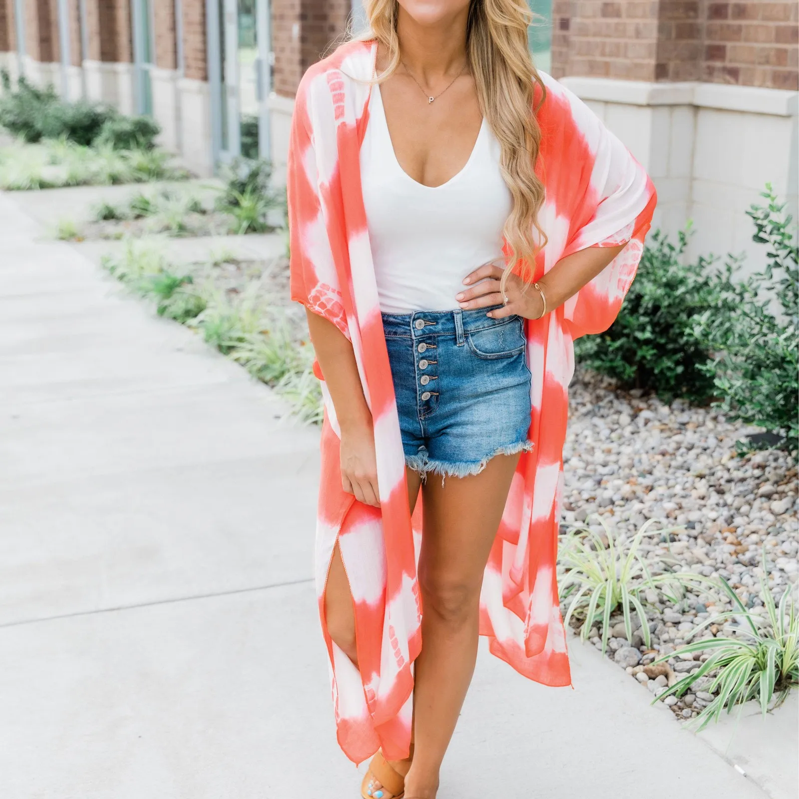 

2021 Mujer Women's Large Loose Print Chiffon Cardigan Sunscreen Coat Beach Blouse Tops Stroje Kapielowe Damskie