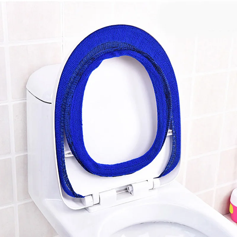 1 шт. случайный цвет чехол для сиденья унитаза грелка аксессуары пьедестал