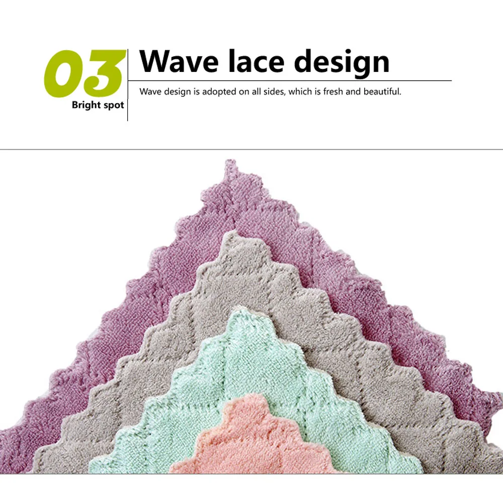 1/5 Шт Дешевле с двойным слоем из микрофибры поглощающего материала Кухня