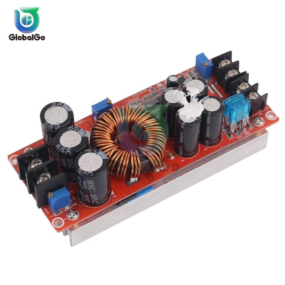 1200 Вт 20A DC преобразователь источник питания Повышающий Модуль 8-60 в 12-83