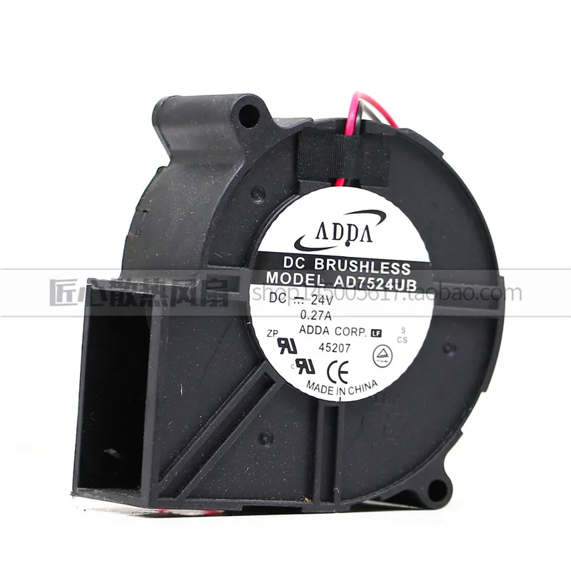Новый оригинальный осевой вентилятор AD7524UB 24V 0.27A проектор и камера специальный