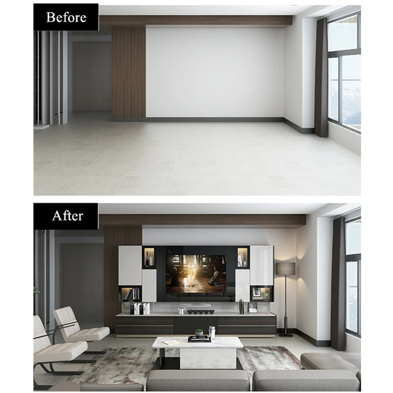 Масштабируемая ТВ подставка Длина стола гостиная домашняя мебель современный