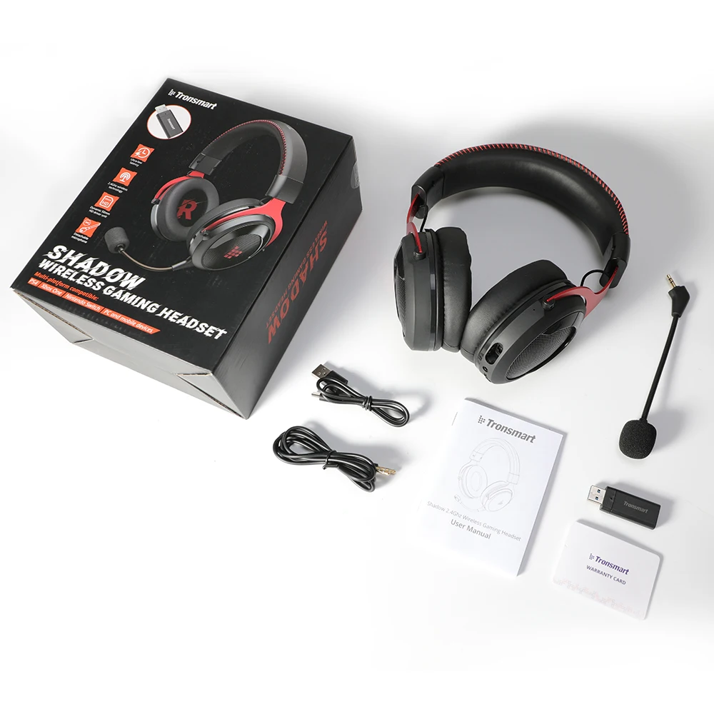 Tronsmart Shadow Gaming Headset 2.4G 