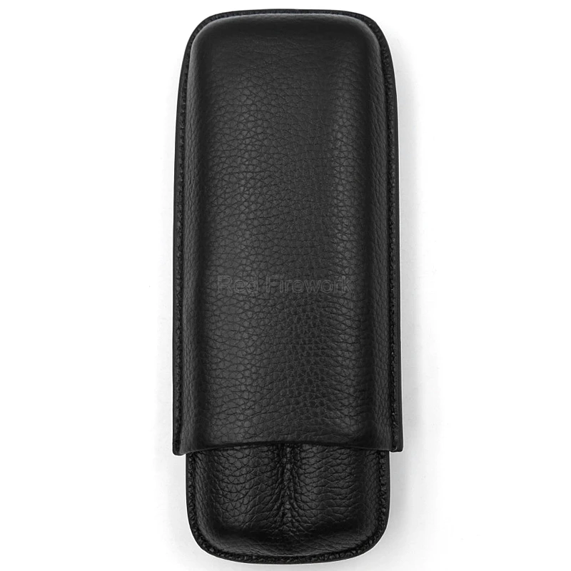 COHIBA из натуральной кожи 2 трубки портсигар Чехол держатель путешествия Карманный хьюмидор для сигар портативный чехол s для мужчин открытый с подарочной коробкой