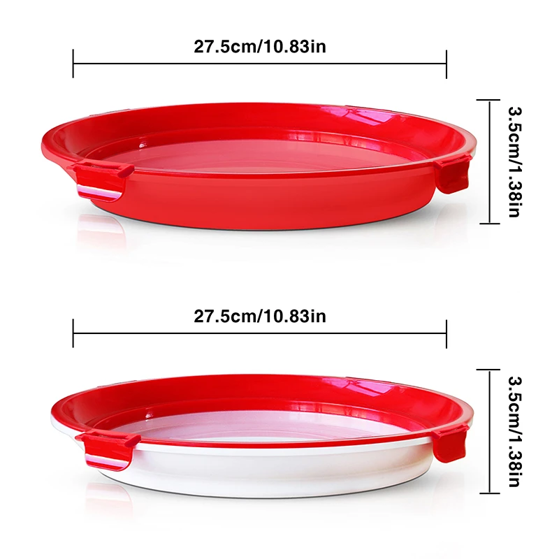 2 шт. Clever поднос Fresh Еда Кухня хранения Круглый Пищевой аксессуары декоративные