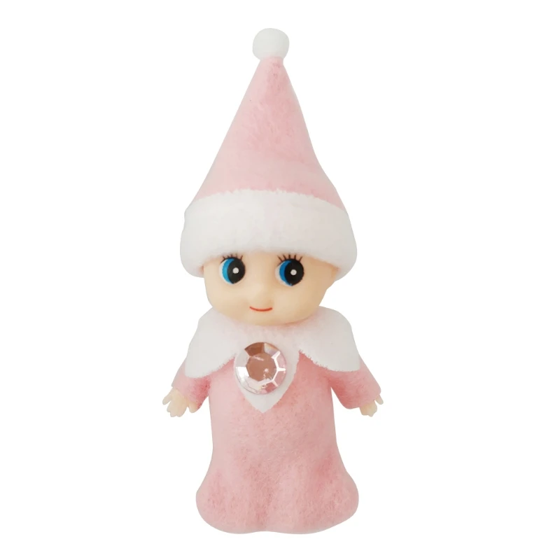 Мини Рождественская кукла эльфа миниатюрное украшение новорожденный подарок
