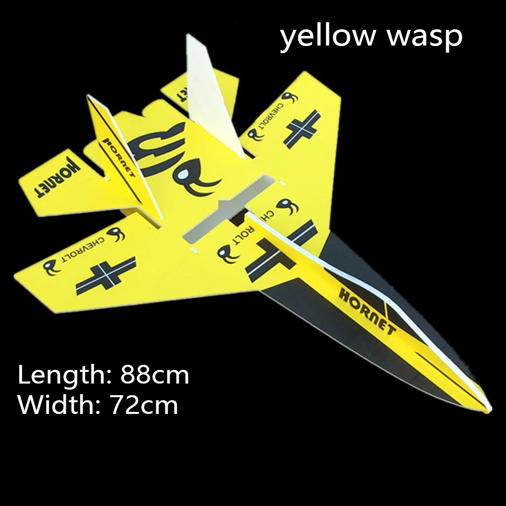 yellow wasp Детская игрушка с дистанционным управлением, волшебная доска, цветная печать, устойчивая к лету модель Su 27, игрушки для спорта на открытом воздухе 000100 - Цвет: yellow wasp