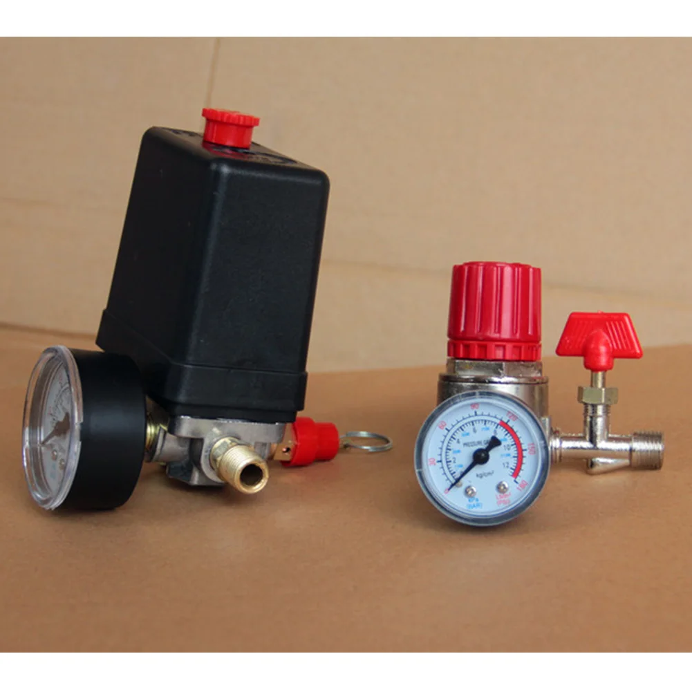 90-120PSI воздушный компрессор универсальный регулятор откачивающий насос практичный переключатель давления фитинги 4 порта с датчиками безопасности