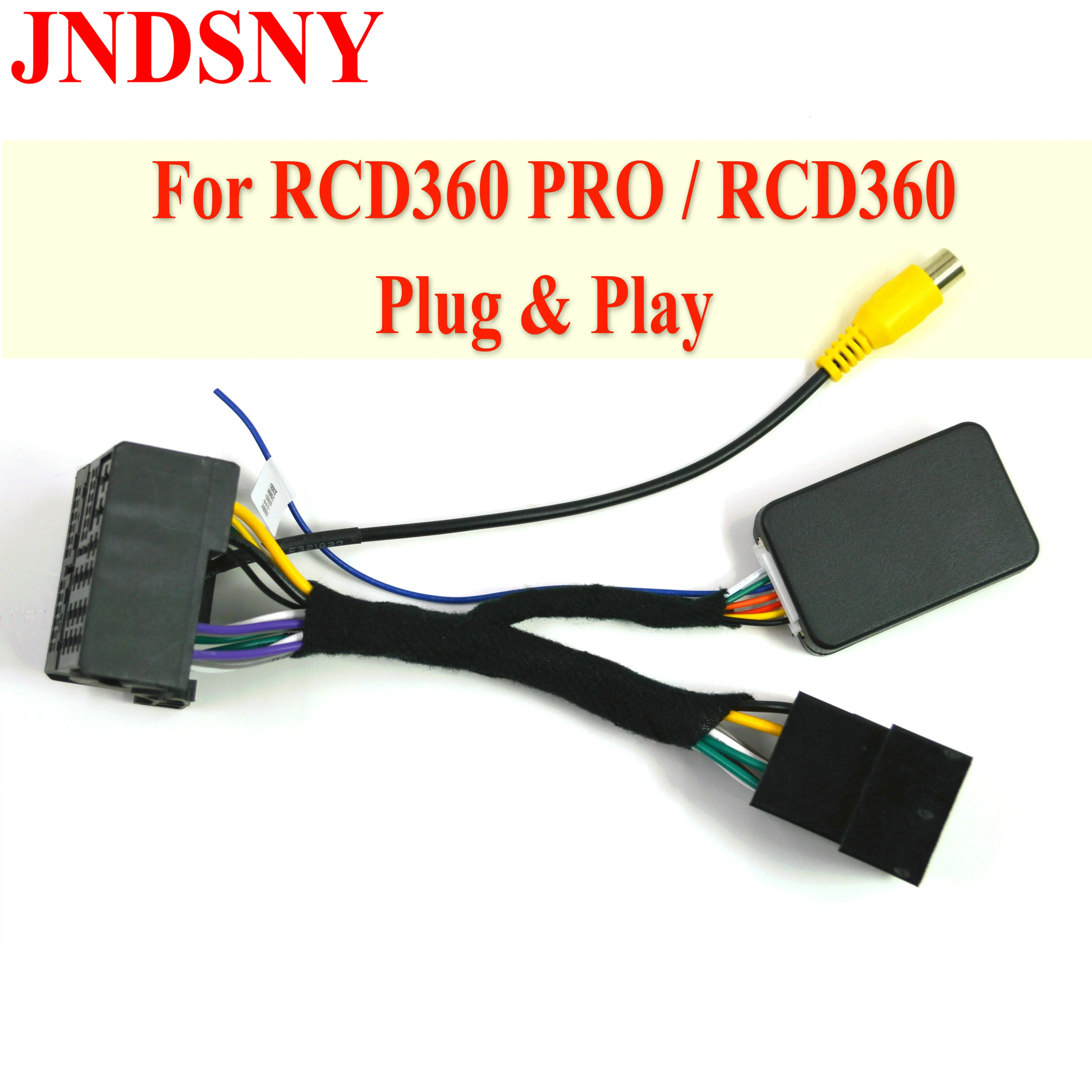 Автомобильный адаптер RCD360 PRO Plug & Play ISO Quadlock кабель CANBUS декодер симулятор для VW Golf 6