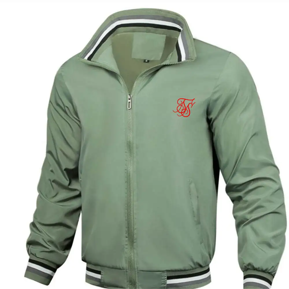 

Осень 2021, модная куртка с буквенным принтом, новая мужская ветровка, куртка-бомбер, уличная куртка, Повседневная Уличная одежда