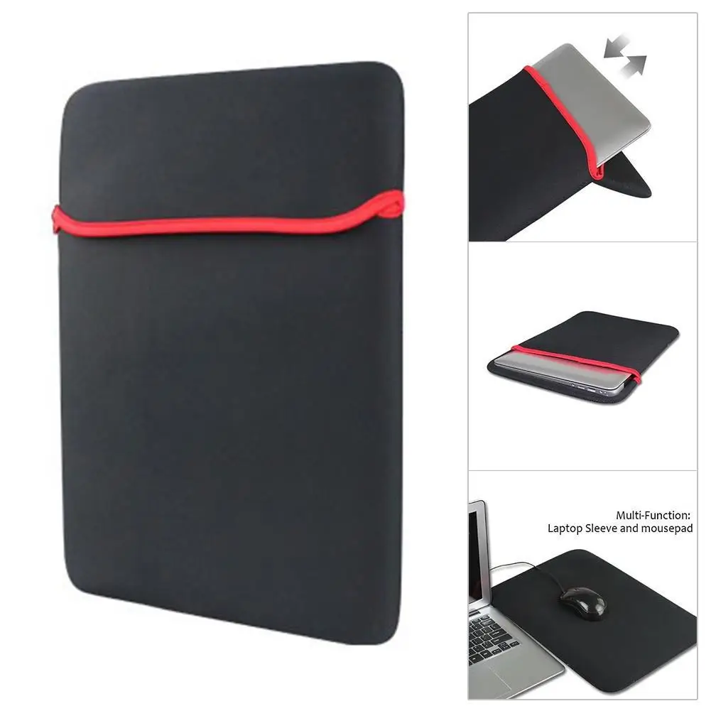 

7-17inch Universal Black Pouch Sleeve Soft Laptop Bag Case for Android