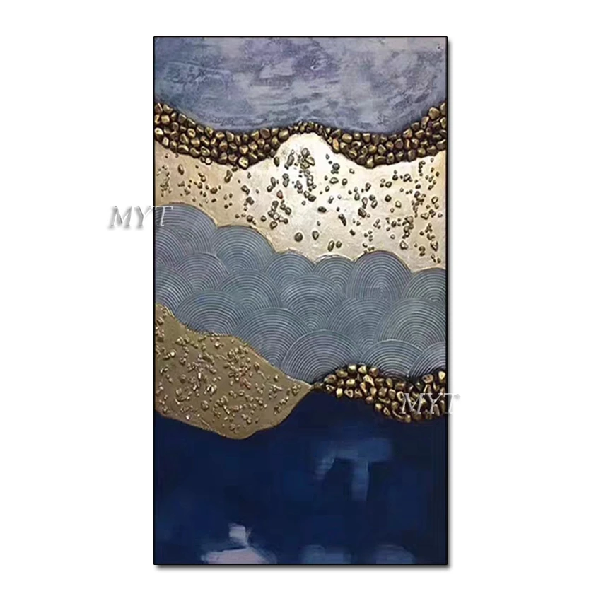 

100% real painting hand painted 1 cosmic color stone picture, painting canvas mural, corridor