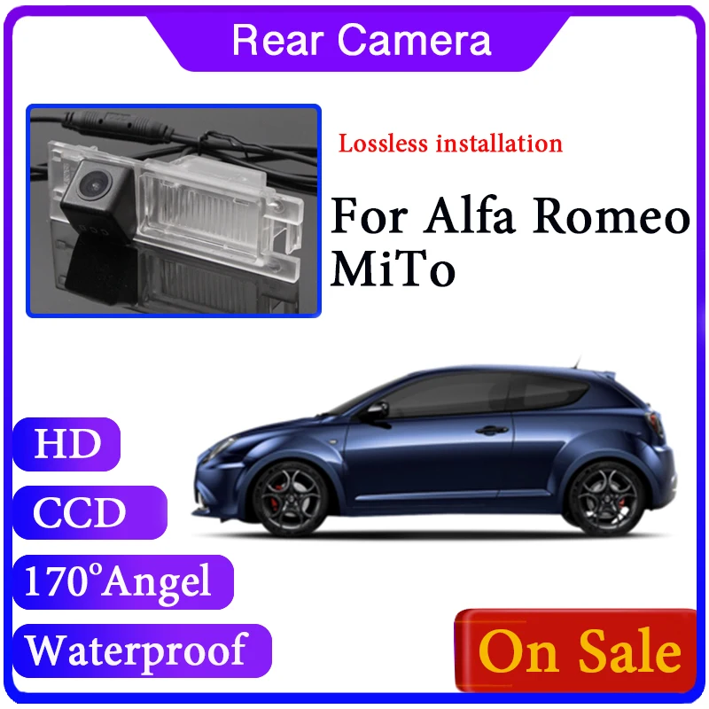

For Alfa Romeo MiTo Furiosa 2008~2018 Car Rear Look View Camera