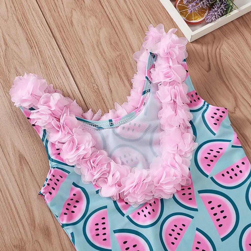 Цельный купальный костюм для маленьких девочек Сезон лето Модель 2020 года