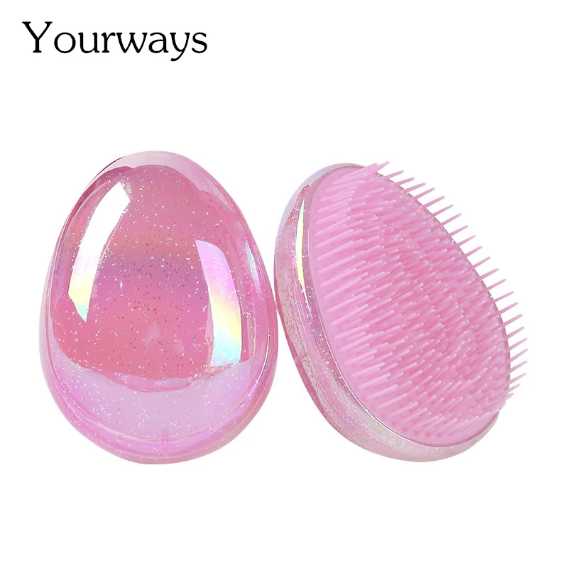 Щетка для волос YOURWAYS 1 шт. расческа в форме яйца круглой формы мягкие Инструменты