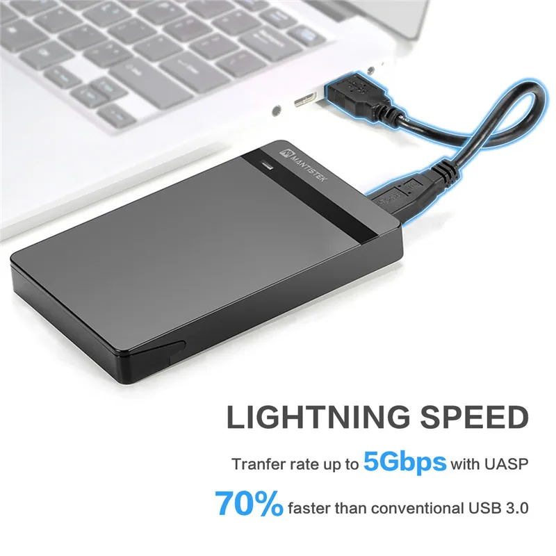 MantisTek Mbox2.5 USB 3 0 SATA III HDD жесткий диск SSD корпус жесткого диска 2 5 &quotинструмент