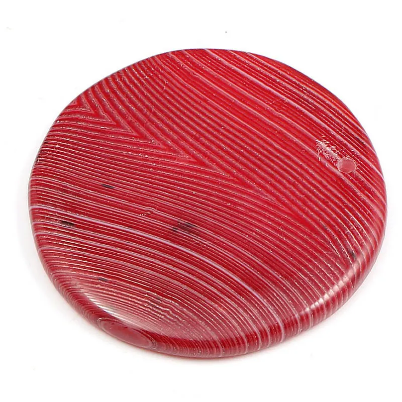 

5Pcs New Natural Stone Red Striped Agates Pendants Temperament Making for Jewelry Necklace Accessories Gift For Women