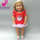 Кружевное платье в кукольном стиле для 43 см для ухода за ребенком для мам, кукла, Детская кукла, Рождественская одежда, шапка подходит для 18 дюймов пальто для куклы наборы для маленьких девочек Рождественский подарок
