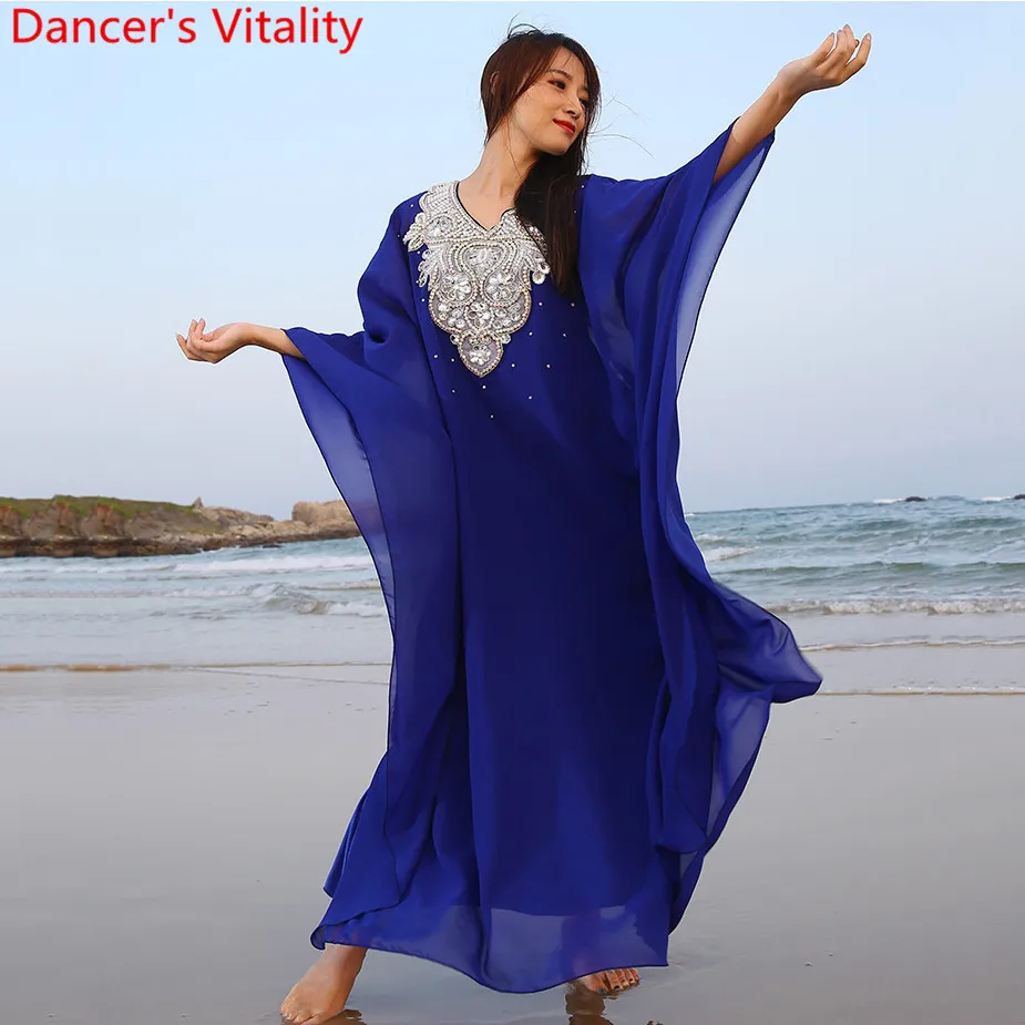 Новый Халеги Халат Женщины Танец Живота Свободный Костюм Роскошный Вышивка